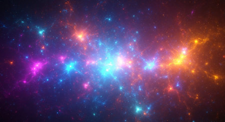 Abstract fractal. Fractal art background for creative design. Decoration for wallpaper, desktop, poster, cover booklet. Print for clothes, t-shirt. Creative illustration for designの素材