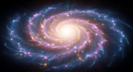 3D illustration of abstract fractal for creative design, art and entertainmentの素材