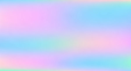 Holographic foil background. Iridescent hologram texture. Hologram backdrop. Pastel neon rainbow. Ultraviolet metallic paper. Template for presentation. Cover to web design. Abstract colorful gradient.の素材