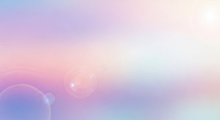 Abstract blurred background with bokeh effect and pastel colors.の素材