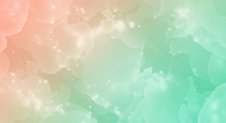 Valentine's day background with soft pastel color and sparklesの素材