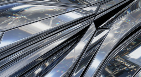 3D illustration of abstract geometric composition,digital art works.\"\""の素材