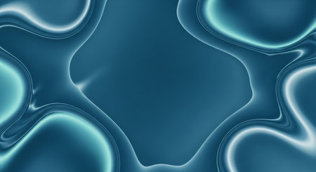 abstract blue background with some smooth lines in it (see more in my portfolio)の素材