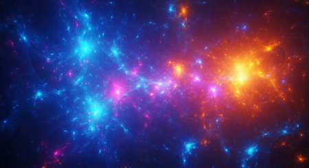 Abstract fractal. Fractal art background for creative design. Decoration for wallpaper, desktop, poster, cover booklet. Print for clothes, t-shirt. Creative illustration for designの素材