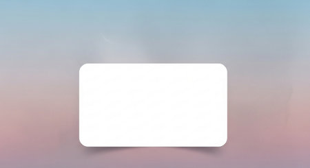 Blank business card with soft pastel gradient background. Mock up for your design.の素材