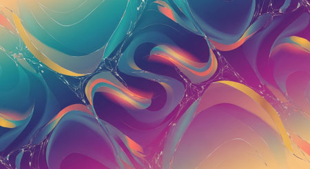 Abstract fractal. Fractal art background for creative design. Decoration for wallpaper, desktop, poster, cover booklet. Print for clothes, t-shirt. Creative illustration for designの素材