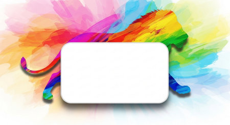 Abstract colorful background with place for your text. Eps10 vector.の素材