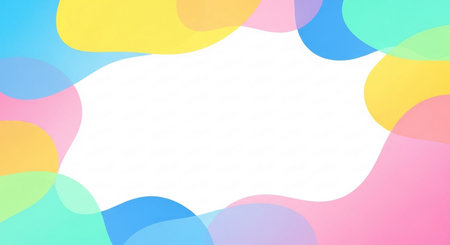 Colorful abstract background with copy space for text. Vector illustration.の素材