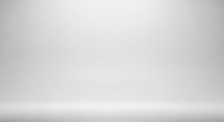 White studio background with room for text or image. 3d renderの素材