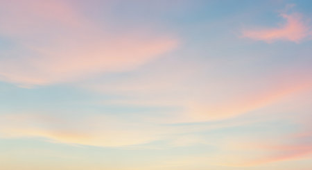 Soft cloudy is gradient pastel,Abstract sky background in sweet color.の素材