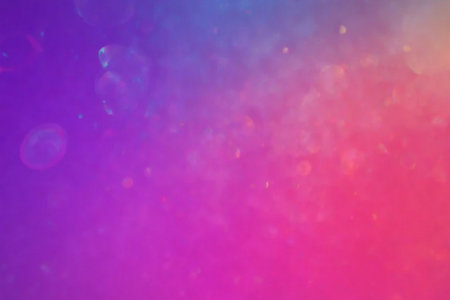 Abstract bokeh background. Purple, pink and blue colors.の素材