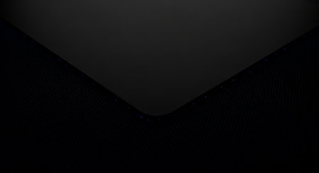 black carbon fiber background and texture. 3d render illustration design.の素材