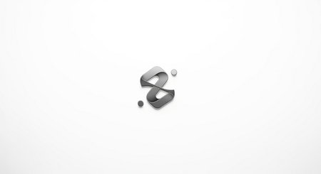 number 2 3d render in white background with shadow and alpha channelの素材