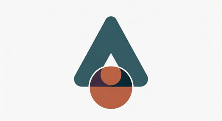 A letter logo icon with a simple, modern and clean design.の素材