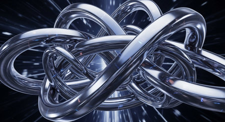 3D rendering of abstract technology concept background. Hi-tech circuit boardの素材