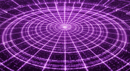 Abstract background with circles and lines. Different shades and thickness. 3d renderingの素材