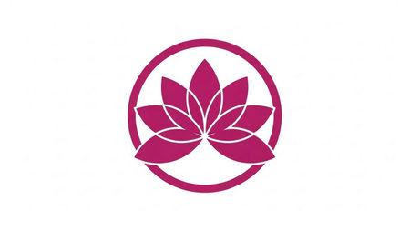 Lotus Flower Logo Design Vector Template. Abstract Lotus Flower Icon.の素材