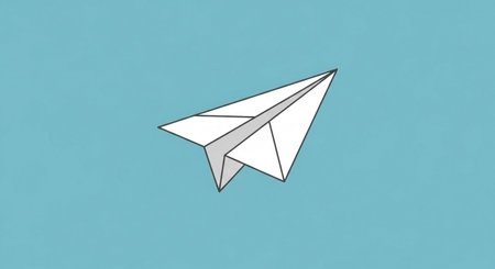 Paper airplane icon isolated on blue background. Paper airplane icon. Paper airplane icon. Paper airplane icon. Paper airplane icon. Paper airplane icon. Paper airplane icon. Paper airplane icon. Paper airplane icon. Paper airplane icon.の素材