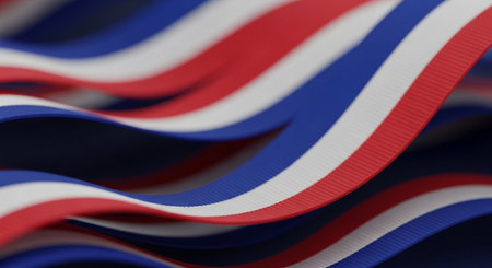 Waving flag of the United States of America. 3D renderingの素材