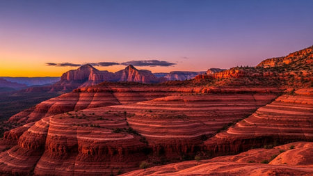 Sunset at Capitol Reef National Park in United States of America.の素材