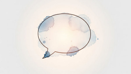 Composite image of speech bubble against white background with vignetteの素材