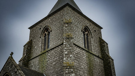 Church of St. John the Baptist in Kirkstone, Scotland.の素材