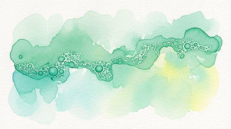 Abstract watercolor hand painted background. Texture paper. Vector illustration.の素材