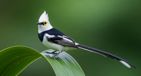 White-crested leiothrix erythrorhynchusの素材