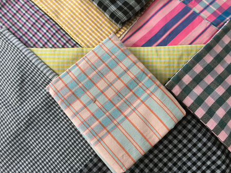 Elegant Thai Silk.の写真素材