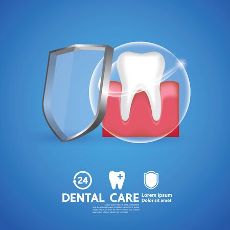 Dental Care Creative Concept vector illustration.のイラスト素材