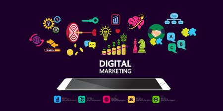 Business and success target and goal focus vector illustration.のイラスト素材