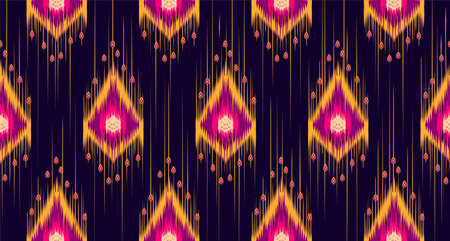 Seamless pattern repeating design with geometric shapes.のイラスト素材