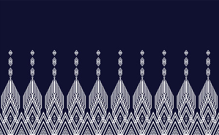 Seamless pattern repeating design with geometric shapes.のイラスト素材