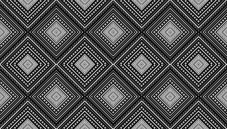 Seamless pattern repeating design with geometric shapes.のイラスト素材