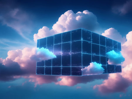 Cloud Networking for business and technology.の素材