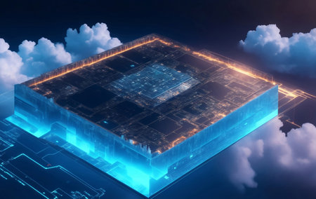 Cloud Networking for business and technology.の素材