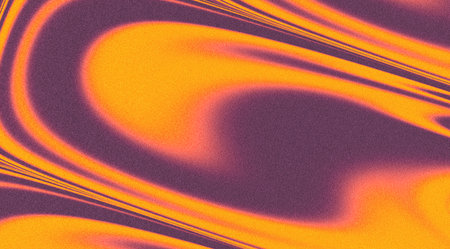 abstract background with smooth lines and waves in orange and purple colors