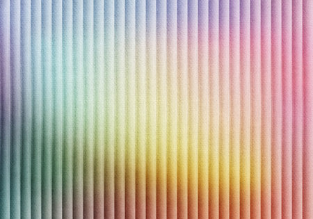 Colorful abstract background with vertical blinds and copy space for text or imageの写真素材