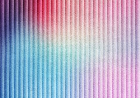 colorful abstract background with stripes of light and shadow on the wallの写真素材