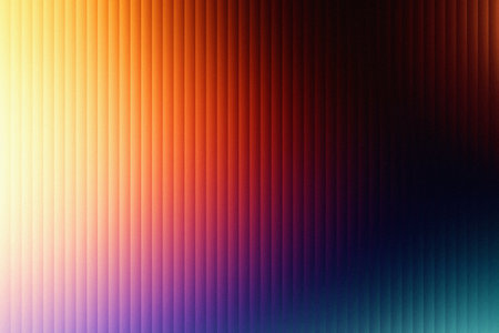 abstract background with diagonal stripes in blue, orange and yellow colorsの写真素材