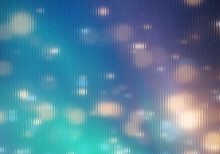 abstract background with bokeh defocused lights and stars.の写真素材