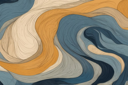 Abstract colorful background. Vector illustration for your design. Colorful waves.の素材