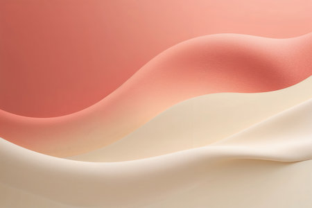 Abstract color background of curve line and soft wave in white and pink toneの素材