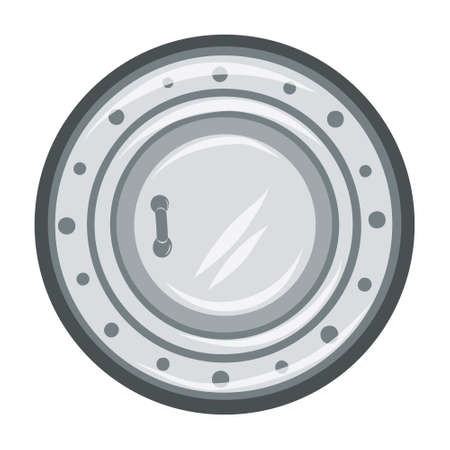 Safe locker and vault. Closed strongboxes isolated. Steel banking safes and vaults isolated vector illustration set.のイラスト素材