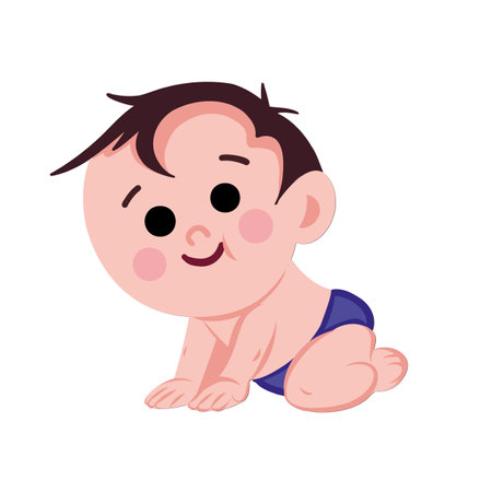 Cute Baby Sticker, cutest person on earthのイラスト素材