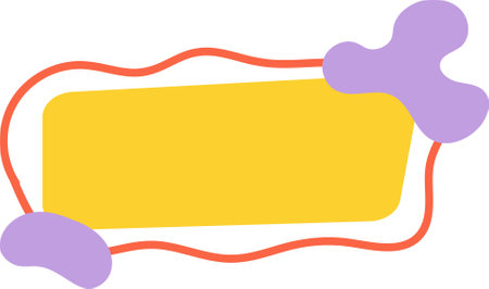 This is an illustration of a cute and lovely message frame design.のイラスト素材