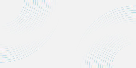 Abstract white glowing geometric lines on gray background. Modern shiny blue circle lines pattern. Futuristic technology conceptのイラスト素材