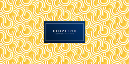 Geometric pattern minimalist posters design. Trendy bauhaus pattern Gold background for cover design, poster and interior.のイラスト素材