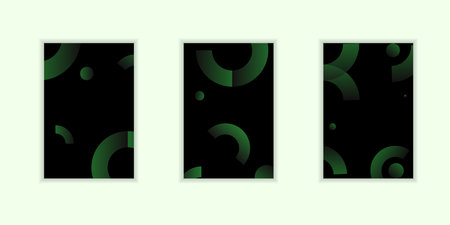 Abstract background gradient modern design collectionのイラスト素材