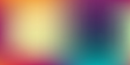 Modern Abstract blurred gradient mesh background in bright rainbow colors. Colorful smooth banner template. Easy editable soft coloredのイラスト素材